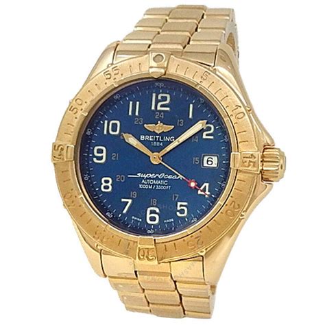 breitling k10040 gold|breitling k10040 automatic blue dial.